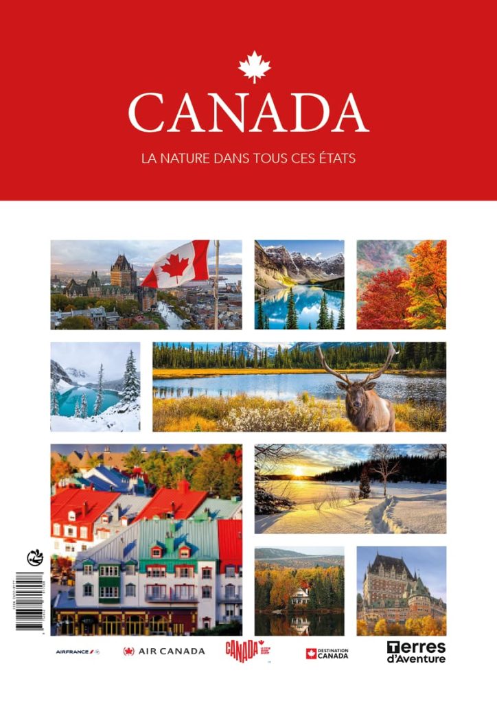 première de couverte magazine de voyage canada
