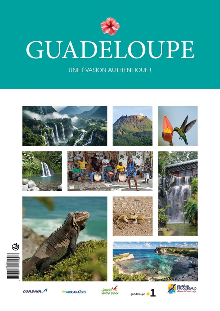 première de couverte magazine de voyage guadeloupe
